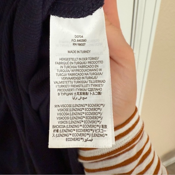 Boden Rib Jersey Midi T-Shirt Dress Size 6 - Picture 6 of 10